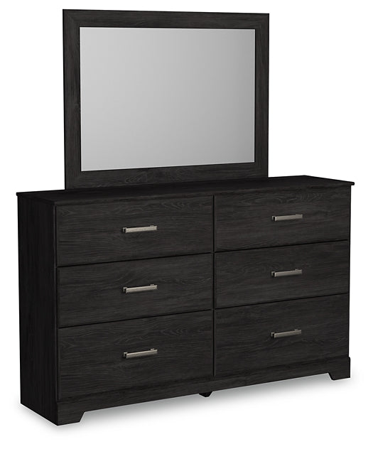 Belachime Twin Panel Bed with Mirrored Dresser, Chest and Nightstand at Towne & Country Furniture (AL) furniture, home furniture, home decor, sofa, bedding