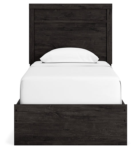 Belachime Twin Panel Bed with Mirrored Dresser, Chest and Nightstand at Towne & Country Furniture (AL) furniture, home furniture, home decor, sofa, bedding