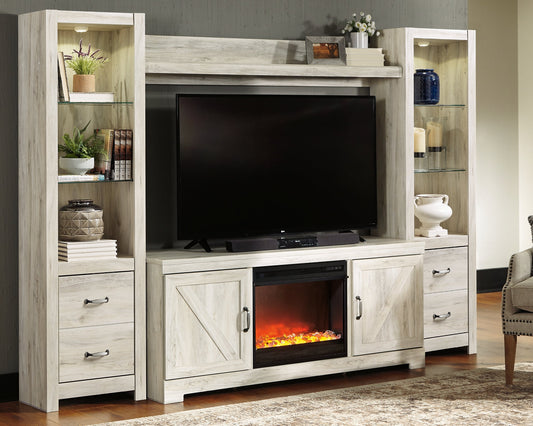 Bellaby 4-Piece Entertainment Center with Fireplace at Towne & Country Furniture (AL) furniture, home furniture, home decor, sofa, bedding