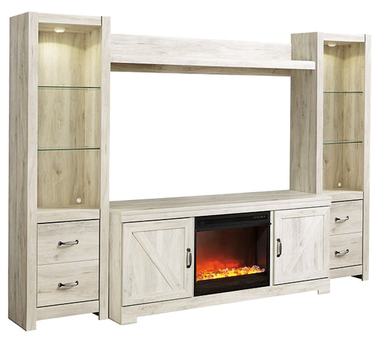 Bellaby 4-Piece Entertainment Center with Fireplace at Towne & Country Furniture (AL) furniture, home furniture, home decor, sofa, bedding