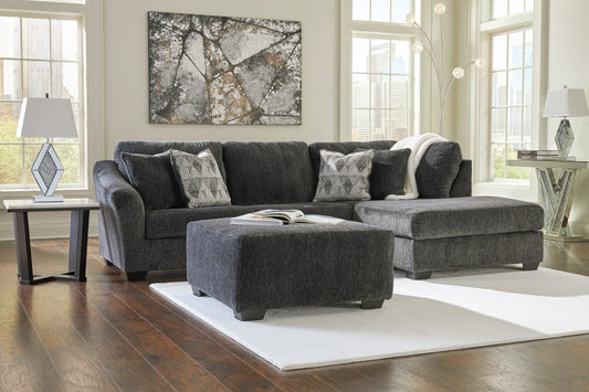 Biddeford 2-Piece Sectional with Ottoman at Towne & Country Furniture (AL) furniture, home furniture, home decor, sofa, bedding