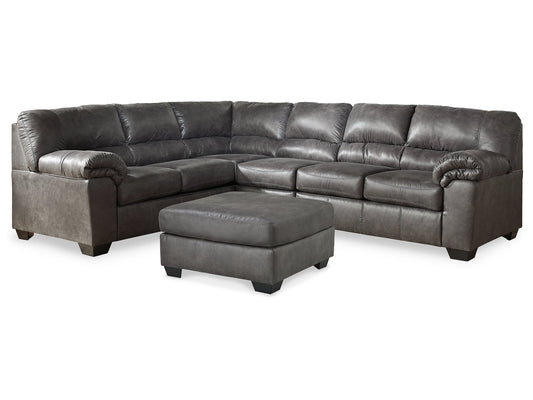 Bladen 3-Piece Sectional with Ottoman at Towne & Country Furniture (AL) furniture, home furniture, home decor, sofa, bedding