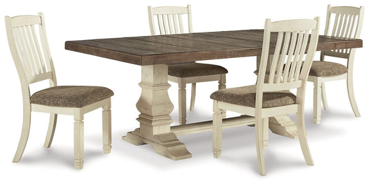Bolanburg Dining Table and 4 Chairs at Towne & Country Furniture (AL) furniture, home furniture, home decor, sofa, bedding
