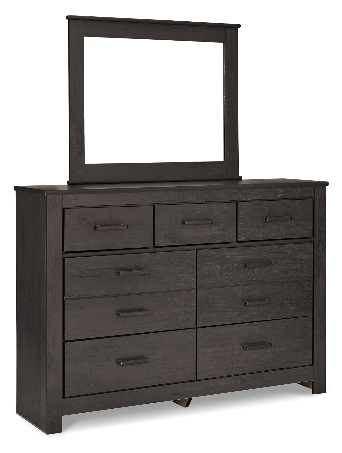 Brinxton Queen/Full Panel Headboard with Mirrored Dresser, Chest and 2 Nightstands at Towne & Country Furniture (AL) furniture, home furniture, home decor, sofa, bedding