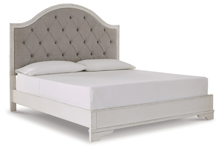 Brollyn Queen Upholstered Panel Bed at Towne & Country Furniture (AL) furniture, home furniture, home decor, sofa, bedding