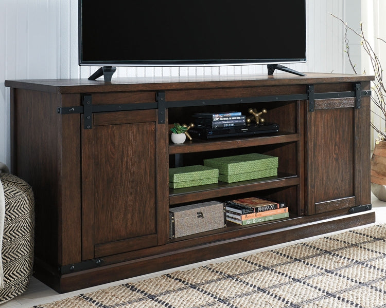 Budmore Extra Large TV Stand at Towne & Country Furniture (AL) furniture, home furniture, home decor, sofa, bedding