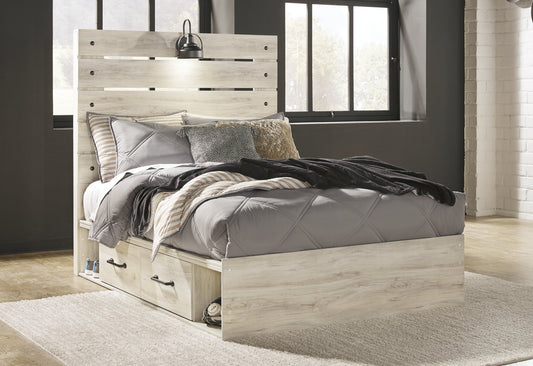 Cambeck Full Panel Bed with 4 Storage Drawers with Dresser at Towne & Country Furniture (AL) furniture, home furniture, home decor, sofa, bedding