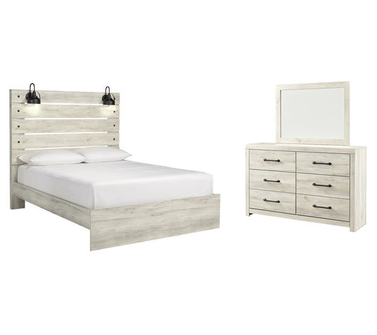 Cambeck  Panel Bed With Mirrored Dresser, Chest And Nightstand at Towne & Country Furniture (AL) furniture, home furniture, home decor, sofa, bedding