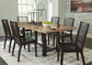 Charterton Dining Table and 6 Chairs at Towne & Country Furniture (AL) furniture, home furniture, home decor, sofa, bedding