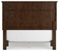 Danabrin Full Panel Bed with Mirrored Dresser and Nightstand at Towne & Country Furniture (AL) furniture, home furniture, home decor, sofa, bedding
