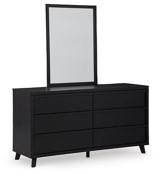 Danziar Dresser and Mirror at Towne & Country Furniture (AL) furniture, home furniture, home decor, sofa, bedding