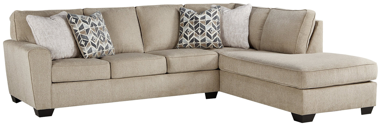 Decelle 2-Piece Sectional with Ottoman at Towne & Country Furniture (AL) furniture, home furniture, home decor, sofa, bedding