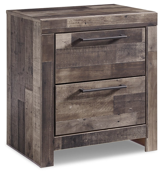Derekson Queen Panel Bed with 2 Storage Drawers with Mirrored Dresser, Chest and Nightstand at Towne & Country Furniture (AL) furniture, home furniture, home decor, sofa, bedding