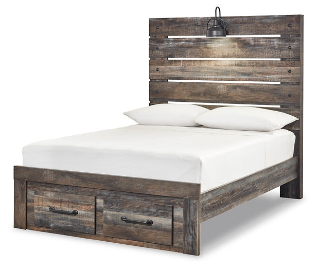 Drystan  Panel Bed With 2 Storage Drawers at Towne & Country Furniture (AL) furniture, home furniture, home decor, sofa, bedding