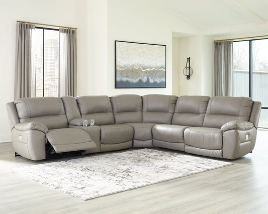 Dunleith 6-Piece Power Reclining Sectional at Towne & Country Furniture (AL) furniture, home furniture, home decor, sofa, bedding