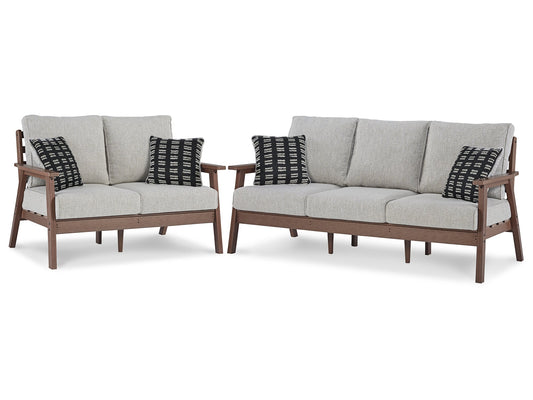 Emmeline Outdoor Sofa and Loveseat at Towne & Country Furniture (AL) furniture, home furniture, home decor, sofa, bedding