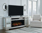 Flamory LG TV Stand w/Fireplace Option at Towne & Country Furniture (AL) furniture, home furniture, home decor, sofa, bedding