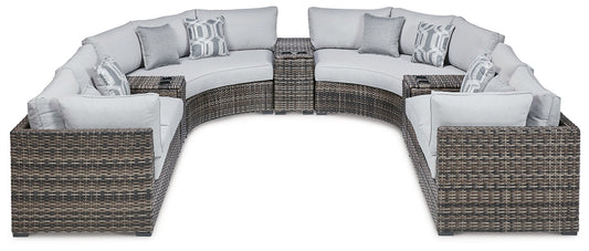 Harbor Court 9-Piece Outdoor Sectional at Towne & Country Furniture (AL) furniture, home furniture, home decor, sofa, bedding