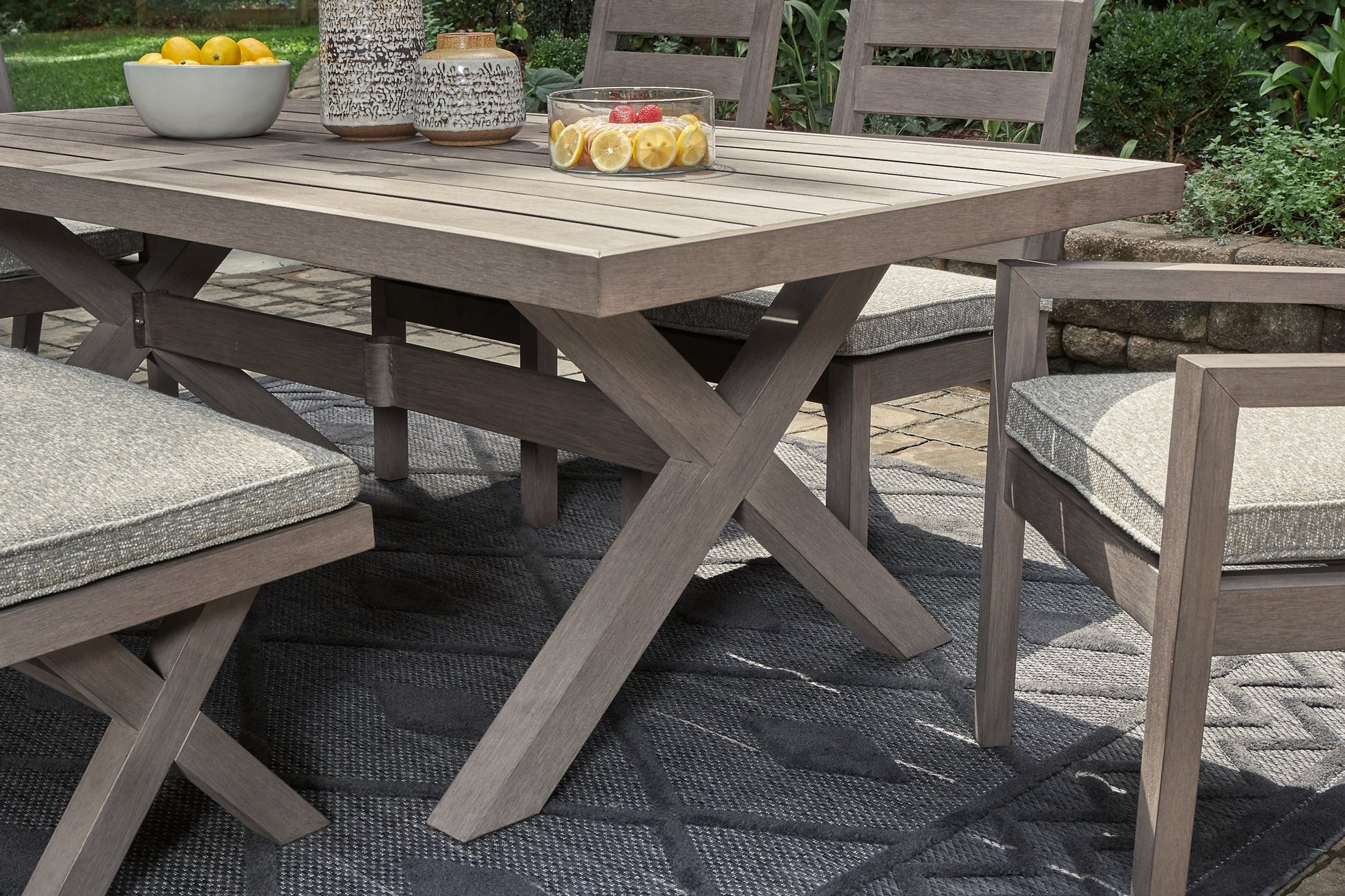 Hillside Barn Outdoor Dining Table and 6 Chairs at Towne & Country Furniture (AL) furniture, home furniture, home decor, sofa, bedding