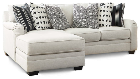 Huntsworth 2-Piece Sectional with Ottoman at Towne & Country Furniture (AL) furniture, home furniture, home decor, sofa, bedding