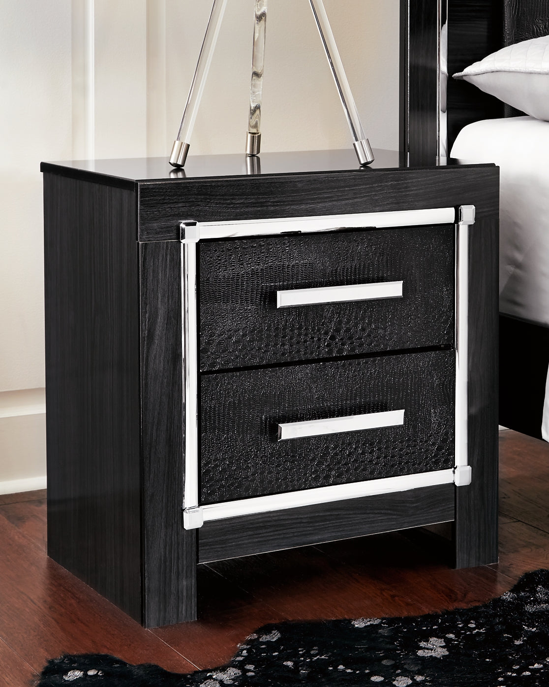 Kaydell Queen Panel Bed with Storage with Mirrored Dresser, Chest and 2 Nightstands at Towne & Country Furniture (AL) furniture, home furniture, home decor, sofa, bedding