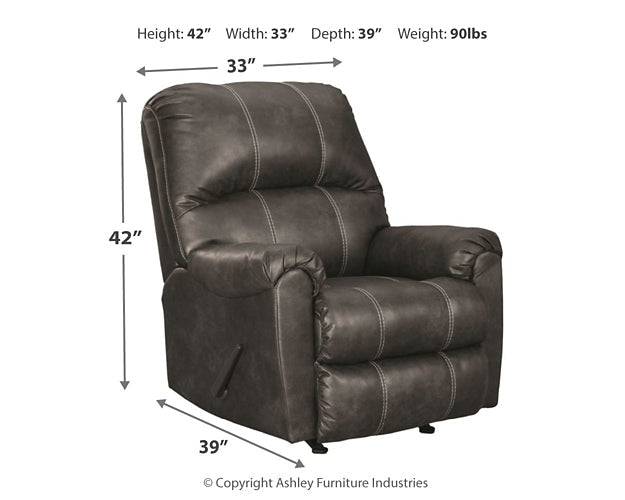 Kincord Rocker Recliner at Towne & Country Furniture (AL) furniture, home furniture, home decor, sofa, bedding