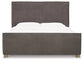 Krystanza  Upholstered Panel Bed at Towne & Country Furniture (AL) furniture, home furniture, home decor, sofa, bedding