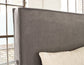 Krystanza  Upholstered Panel Bed at Towne & Country Furniture (AL) furniture, home furniture, home decor, sofa, bedding