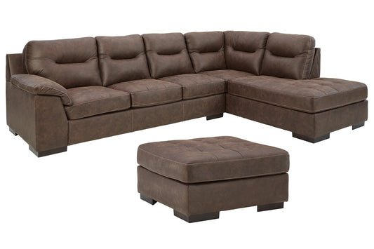 Maderla 2-Piece Sectional with Ottoman at Towne & Country Furniture (AL) furniture, home furniture, home decor, sofa, bedding