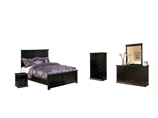 Maribel  Panel Bed With Mirrored Dresser, Chest And Nightstand at Towne & Country Furniture (AL) furniture, home furniture, home decor, sofa, bedding