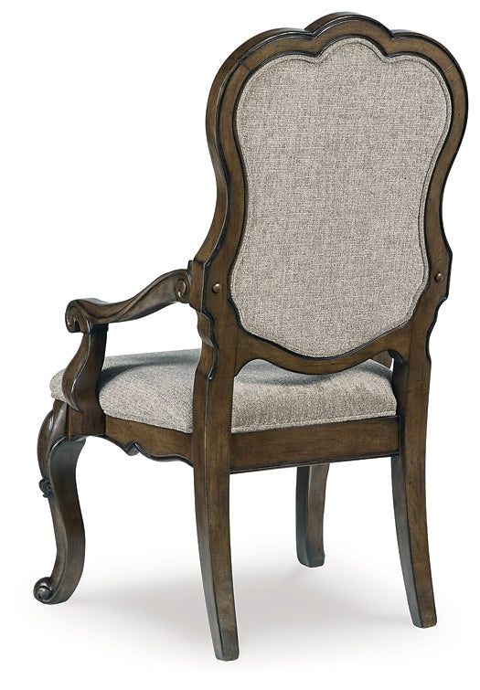 Maylee Dining UPH Arm Chair (2/CN) at Towne & Country Furniture (AL) furniture, home furniture, home decor, sofa, bedding