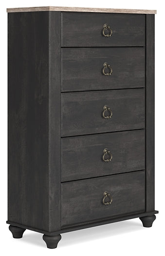 Nanforth Five Drawer Chest at Towne & Country Furniture (AL) furniture, home furniture, home decor, sofa, bedding
