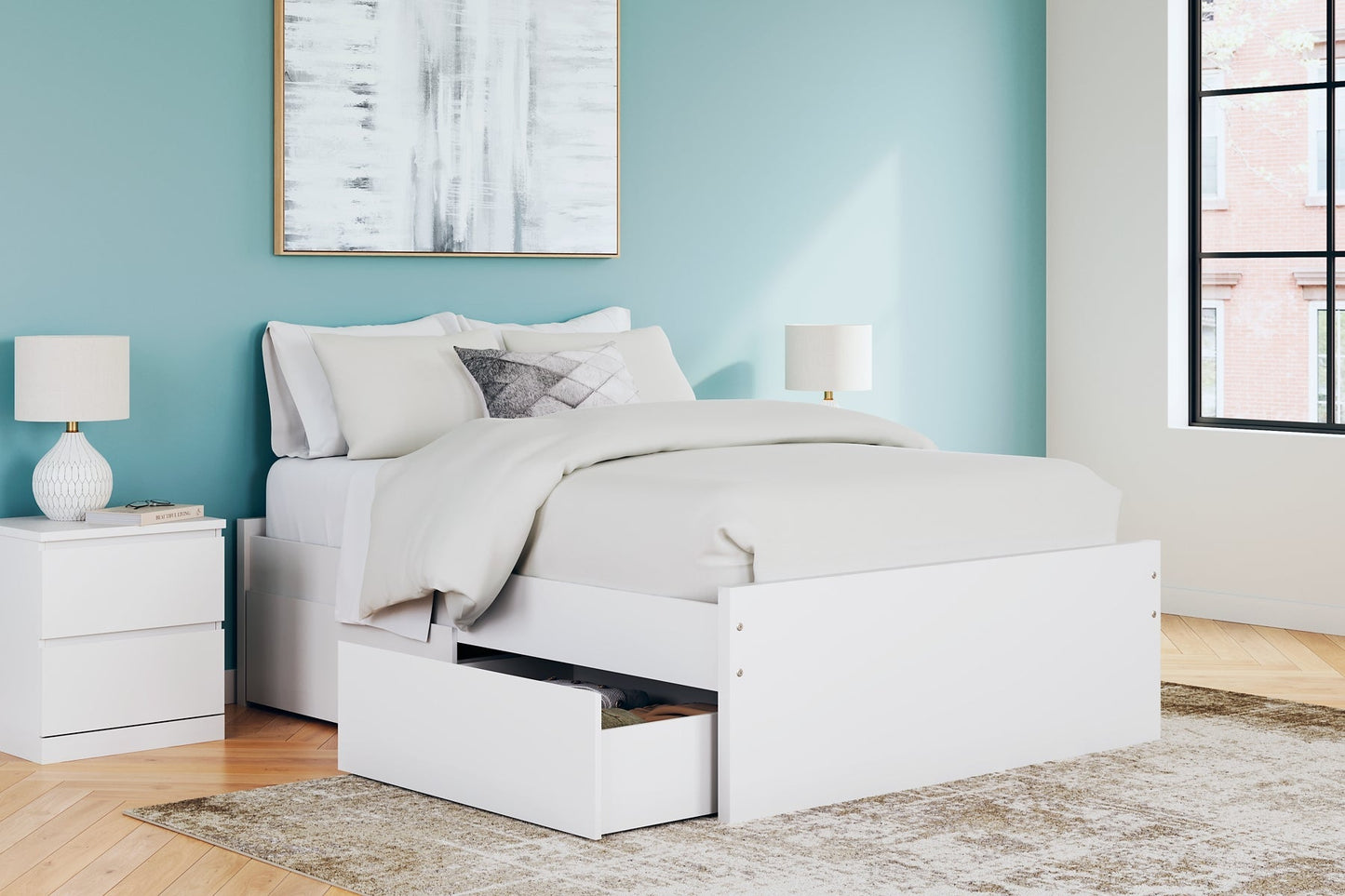 Onita  Platform Bed With 2 Side Storage at Towne & Country Furniture (AL) furniture, home furniture, home decor, sofa, bedding