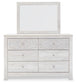 Paxberry Dresser and Mirror at Towne & Country Furniture (AL) furniture, home furniture, home decor, sofa, bedding