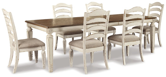 Realyn Dining Table and 6 Chairs at Towne & Country Furniture (AL) furniture, home furniture, home decor, sofa, bedding