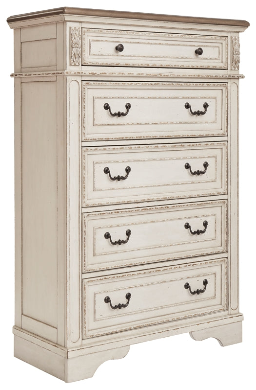 Realyn Five Drawer Chest at Towne & Country Furniture (AL) furniture, home furniture, home decor, sofa, bedding