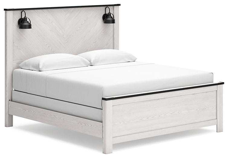 Schoenberg  Panel Bed at Towne & Country Furniture (AL) furniture, home furniture, home decor, sofa, bedding