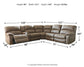 Segburg 4-Piece Power Reclining Sectional at Towne & Country Furniture (AL) furniture, home furniture, home decor, sofa, bedding