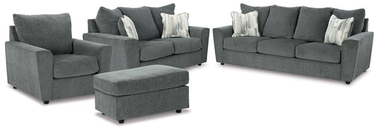 Stairatt Sofa, Loveseat, Chair and Ottoman at Towne & Country Furniture (AL) furniture, home furniture, home decor, sofa, bedding