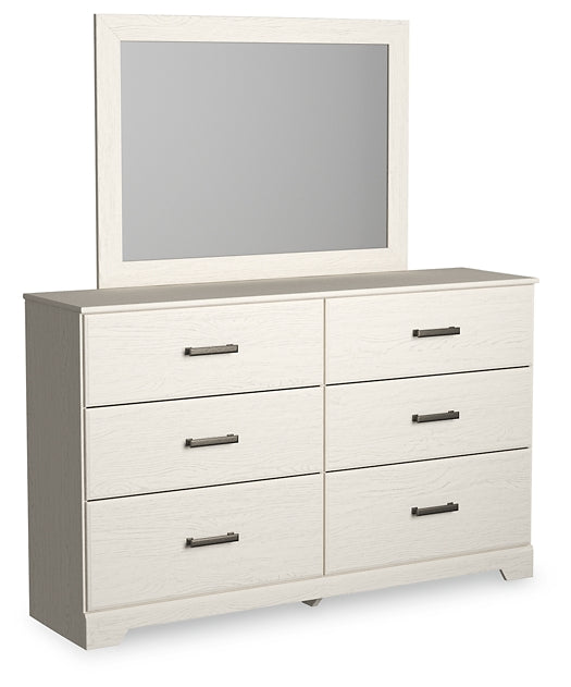 Stelsie Twin Panel Bed with Mirrored Dresser and Chest at Towne & Country Furniture (AL) furniture, home furniture, home decor, sofa, bedding
