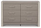 Surancha Six Drawer Dresser at Towne & Country Furniture (AL) furniture, home furniture, home decor, sofa, bedding