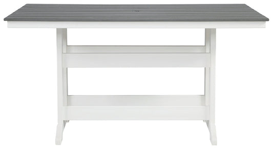 Transville RECT COUNTER TABLE W/UMB OPT at Towne & Country Furniture (AL) furniture, home furniture, home decor, sofa, bedding