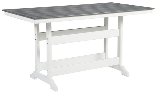 Transville RECT COUNTER TABLE W/UMB OPT at Towne & Country Furniture (AL) furniture, home furniture, home decor, sofa, bedding