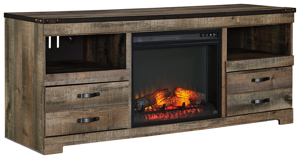 Trinell LG TV Stand w/Fireplace Option at Towne & Country Furniture (AL) furniture, home furniture, home decor, sofa, bedding