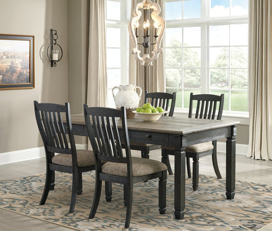Tyler Creek Dining Table and 4 Chairs at Towne & Country Furniture (AL) furniture, home furniture, home decor, sofa, bedding