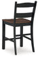 Valebeck Counter Height Dining Table and 4 Barstools with Storage at Towne & Country Furniture (AL) furniture, home furniture, home decor, sofa, bedding