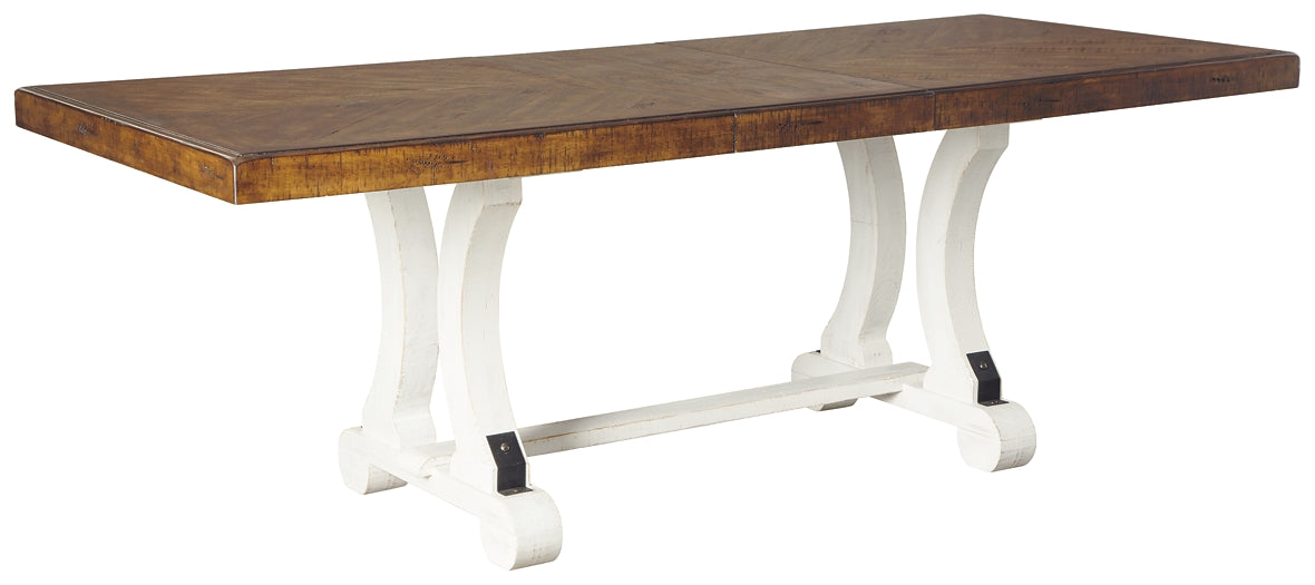 Valebeck Rectangular Dining Room Table at Towne & Country Furniture (AL) furniture, home furniture, home decor, sofa, bedding