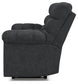 Wilhurst Double Rec Loveseat w/Console at Towne & Country Furniture (AL) furniture, home furniture, home decor, sofa, bedding