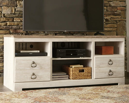 Willowton LG TV Stand w/Fireplace Option at Towne & Country Furniture (AL) furniture, home furniture, home decor, sofa, bedding