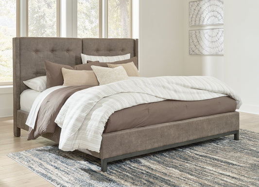 Wittland  Upholstered Panel Bed at Towne & Country Furniture (AL) furniture, home furniture, home decor, sofa, bedding